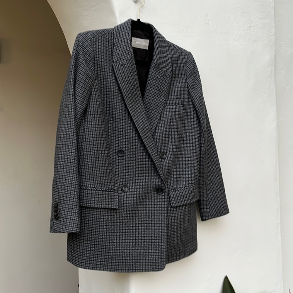 - Everlane wool womens jacket oversized sz 2